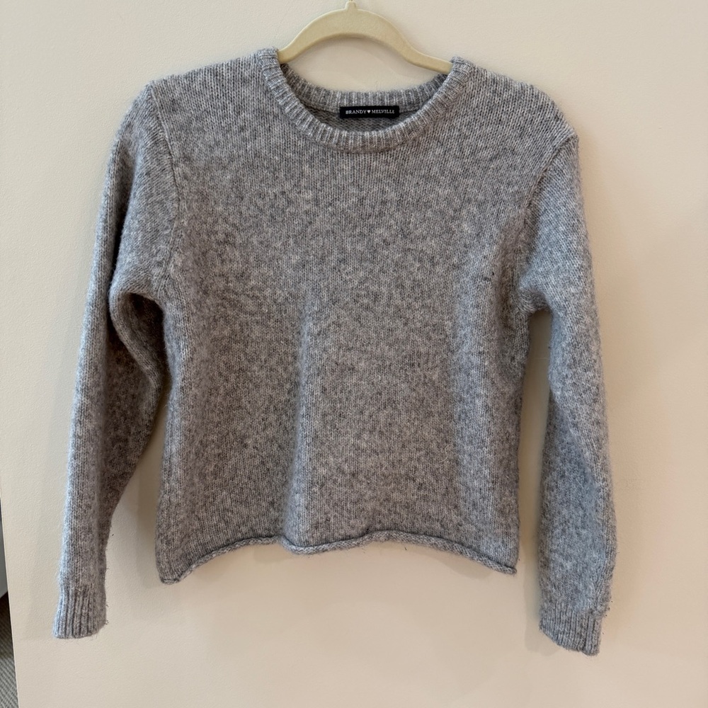 Brandy Melville Wool Blend Sweater- Cropped